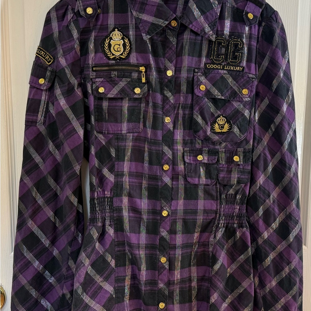 COOGI Black and Gold Label Shirt
